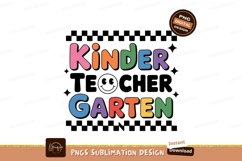 Kindergarten colorful text letters education Product Image 1