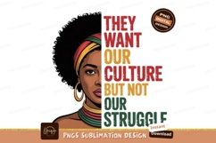 African woman cultural pride statement culture struggle Product Image 1
