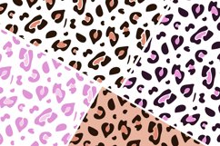 Leopard Animal Print Digital Paper. Leopard Seamless Pattern Product Image 2
