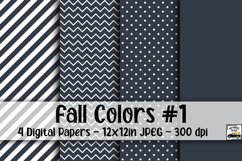 Fall Colors Digital Paper #1 - 4 Papers Product Image 1