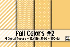 Fall Colors Digital Paper #2 - 4 Papers Product Image 1