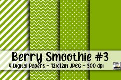 Berry Smoothie Digital Paper #3 - 4 Papers Product Image 1