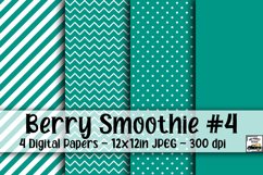 Berry Smoothie Digital Paper #4 - 4 Papers Product Image 1