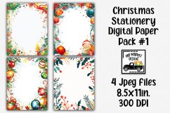 Abstract Stationery Digital Paper #1 - 4 Papers Product Image 1