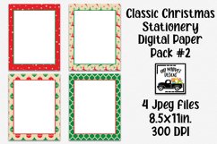 Classic Christmas Digital Paper #2 - 8.5x11" Letter Size Product Image 1