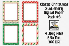 Classic Christmas Digital Paper #3 - 8.5x11" Letter Size Product Image 1