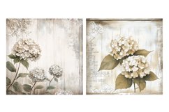Shabby Chic Wildflowers Digital Paper, 20 PNG &amp; JPEG Product Image 5