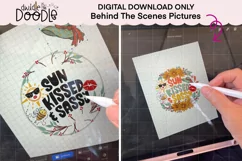 Sun Kissed And Sassy Sublimation PNG | Hand Drawn Product Image 2