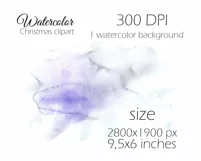 Watercolor Christmas clipart with cardinal birds Product Image 5