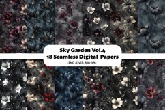 Sky Garden Vol. 4 Seamless Digital Paper,18 PNG Product Image 1