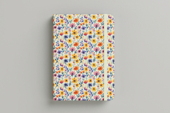 Spring Wildflowers Vol. 2 Seamless Digital Paper, 18 PNG Product Image 5