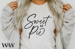 Sweet As Pie SVG | Thanksgiving Shirt SVG Product Image 3