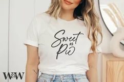Sweet As Pie SVG | Thanksgiving Shirt SVG Product Image 1