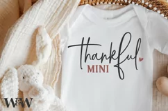 Thankful Mama SVG | Thankful Mini SVG | Thanksgiving SVG Product Image 4