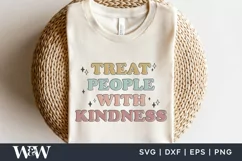Treat People With Kindness SVG | Boho Be Kind Shirt SVG Product Image 4