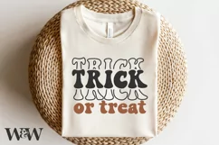 Retro Trick Or Treat SVG | Halloween Shirt SVG Product Image 3