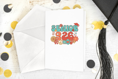 Class of 2026 SVG, Retro floral senior svg, graduation svg Product Image 3