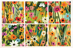 Vibrant Meadow Seamless Digital Paper Vol.4, 27 PNG Product Image 2
