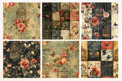 Victorian Garden Vol.1 Seamless Digital Paper,18 PNG Product Image 2