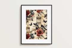 Victorian Garden Vol.1 Seamless Digital Paper,18 PNG Product Image 8