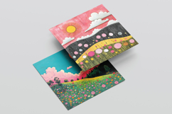 Whimsical Landscape Vol.2 Digital Paper, 20 PNG &amp; JPEG Product Image 6