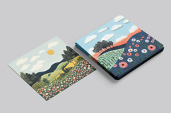 Whimsical Landscape Vol.2 Digital Paper, 20 PNG &amp; JPEG Product Image 8