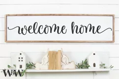 Welcome Home SVG | Farmhouse Welcome Sign SVG Product Image 3