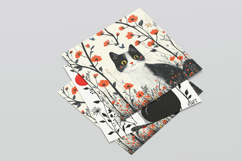 Whimsical Cats Digital Paper, 20 PNG &amp; JPEG Product Image 8