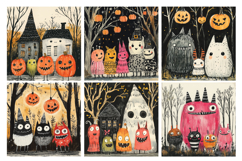 Whimsical Monsters Digital Paper Pack, 20 PNG &amp; JPEG Product Image 3