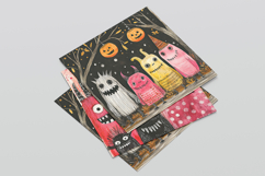 Whimsical Monsters Digital Paper Pack, 20 PNG &amp; JPEG Product Image 7