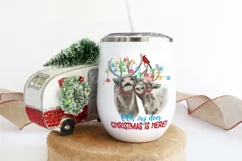 Oh my deer Christmas is here- PNG sublimation design Product Image 3