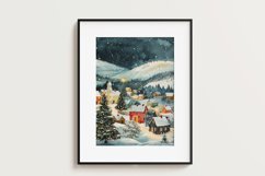 Winter Village Digital Paper Pack Vol.3 , 20 PNG and JPEG Product Image 7