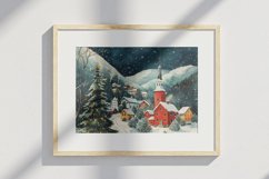 Winter Village Digital Paper Pack Vol.3 , 20 PNG and JPEG Product Image 9