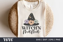 Witch&#039;n Mama Witch&#039;n Mini SVG | Halloween Mommy Me SVG Product Image 4