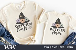 Witch&#039;n Mama Witch&#039;n Mini SVG | Halloween Mommy Me SVG Product Image 1