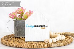 Wooden House Sign Mock up | Farmhouse Decor Product Image 1