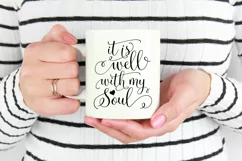 It is well with my soul SVG DXF PNG EPS Product Image 3