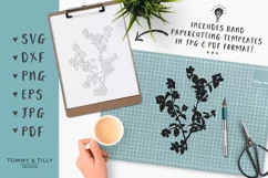 Flower Study - SVG EPS DXF PNG PDF JPG Cutting File Product Image 5