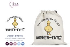 Wochen-Ente SVG | Ente SVG Product Image 1