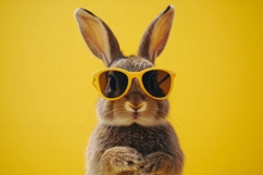funny bunny with glasses Product Image 1