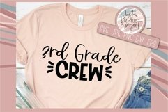 3rd Grade Crew svg, SVG for First Day, Third grade svg, 3rd Product Image 1