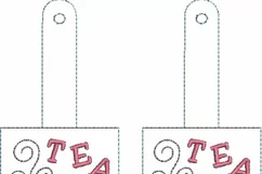 ITH Just Tea Hand Sanitizer Holder- Snap Tab 5x7 Hoop Product Image 3