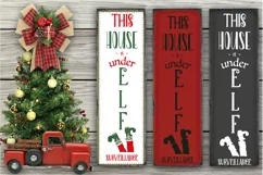 ELF Porch Christmas sign SVG. Porch Sign SVG. Christmas SVG Product Image 3