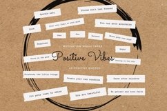 Positive Inspiration Washi Tape quote Clipart Art Product Image 7