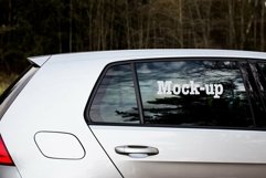 Rear window Car Mockup Places For Your Design Car decal Product Image 3