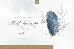 Floral Watercolor Bouquet Vol6 Product Image 1