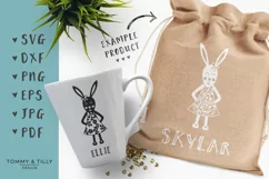 Bunny Rabbits - SVG DXF PNG EPS JPG PDF Cutting File Product Image 5