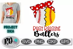 Baseball Softball Mom, sports mom, Red Bandana, Strong Woman Product Image 1