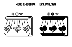 Automated Grow Light Icons Product Image 1