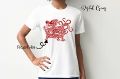Dragon, Chinese new year SVG / DXF / EPS / PNG files Product Image 4